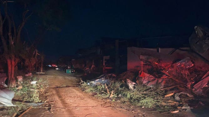 At least 5 people were killed in the tornado. 