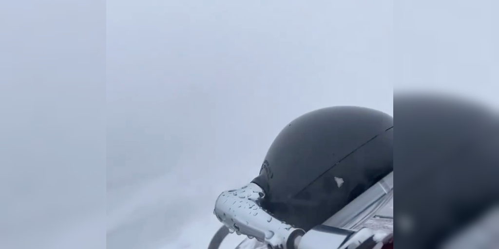 Blizzard conditions lead to near-zero visibility in Minnesota