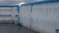 Video: Walls of icicles cover Lake Michigan pier as bitterly cold temperatures settle over Great Lakes - Fox News