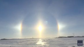 See it: Double optical effect forms stunning upside down rainbows in Minnesota sky