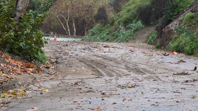 Mudslide closed Topanga Canyon Boulevard (SR-27) from PCH to Grand View Drive on Dec. 24, 2025.