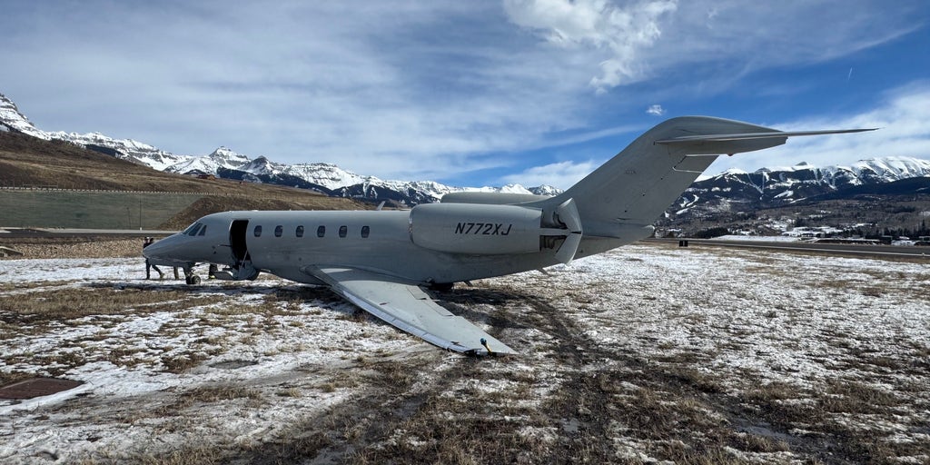 Trouble in Telluride: Strong crosswind shoves private plane off runway at Colorado airport