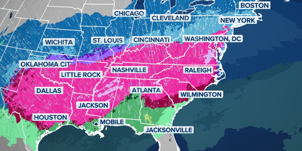 Historic winter storm: 235 million in path of dangerous snow, ice with first impacts tonight