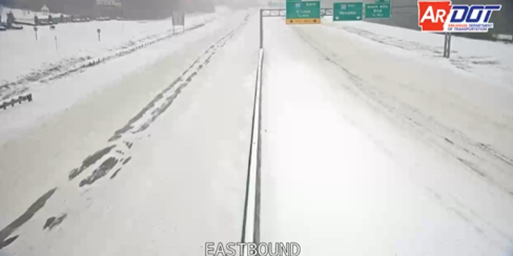 Little Rock shatters 127-year-old snow record as sprawling winter storm shuts down travel across Arkansas