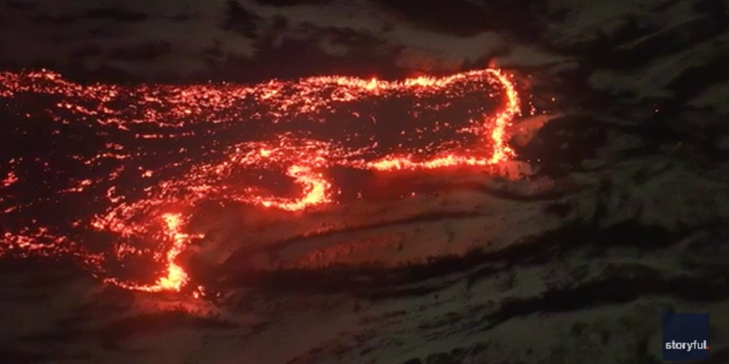 See it: Drone video captures glittering lava oozing from fissure on Italy's Mount Etna volcano