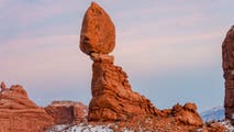 This rock in Arches National Park will fall, it's only a matter of time