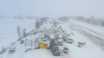 Roughly 100 vehicles involved in Michigan pileup during dangerous snowy conditions, injuries reported on I-196