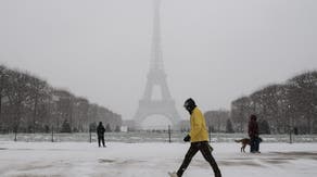 Watch: Streets of Paris transformed into downhill ski slope as snow blankets the French capital