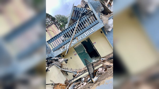 Laura Nativo shares images of her destroyed apartment complex.