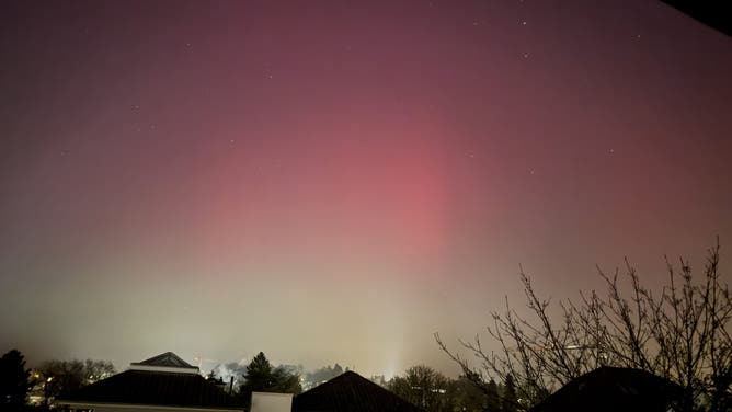 Northern Lights spotted in Wiesbaden, Germany, on Monday night