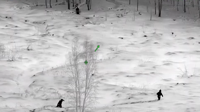 Members of the Minnesota Air Rescue team locate a lost hunter and safely extract him from the wilderness on Jan. 3, 2026.