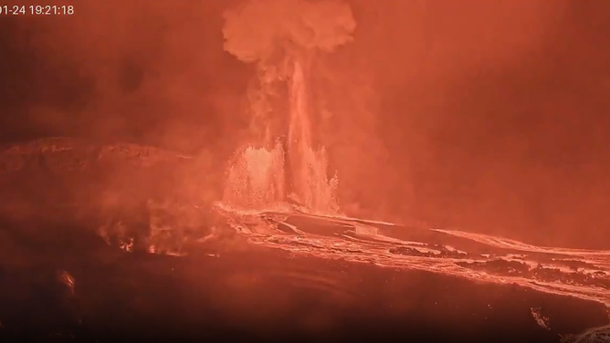 Hawaii Volcanoes National Park experiences the 41st episode of the Mount Kīlauea Volcano (Jan. 26, 2026).