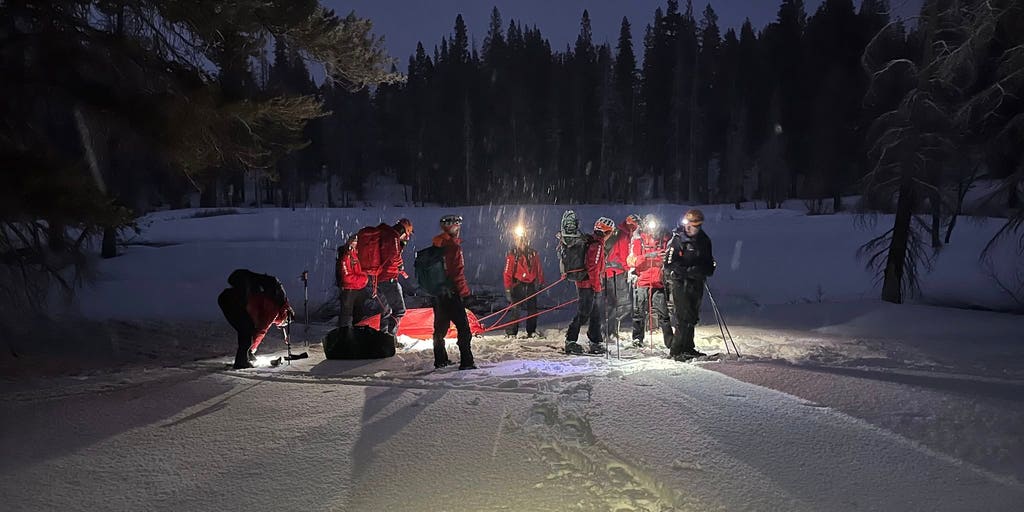 Photos: Hikers suffering hypothermia rescued after getting lost in heavy snow