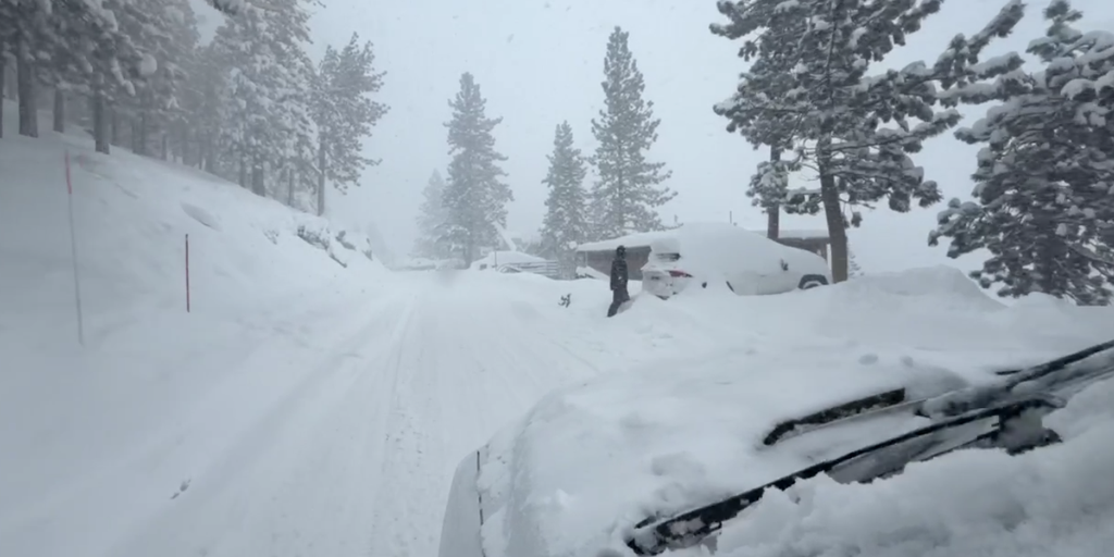 Multiple searches underway as monster storms slam California with rounds of heavy rain and feet of snow