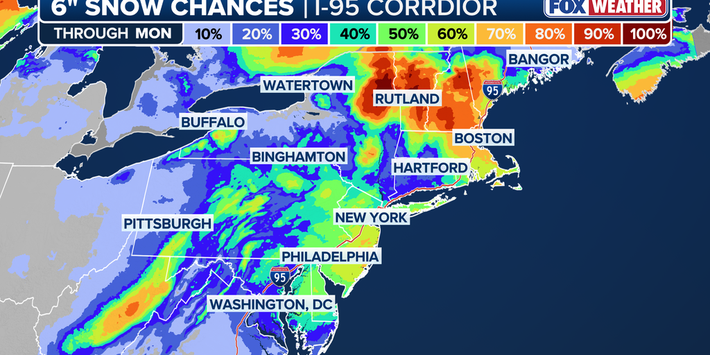 Nor'easter storm tracker: Live radar, snow potential, possible storm set-ups and more