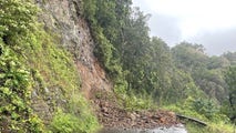 Landslide blocks highway as severe storm drops monumental amount of rain in Hawaii