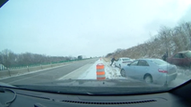 Close call: Nebraska State Patrol trooper nearly struck by out-of-control vehicle