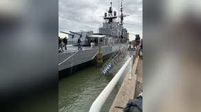 30 people rescued from World War II destroyer after walkway collapses into water in South Carolina