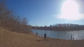 Watch: Heroic police officers spring into action to save woman in dramatic lake rescue