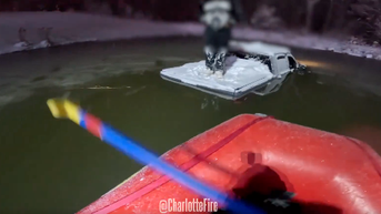 Watch firefighters save a stranded man stuck in submerged car - Fox News