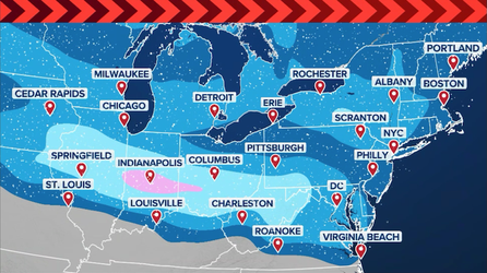 Live updates: Brewing winter storm targets millions across America as fire threat rages in Florida