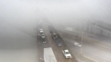 Near zero visibility from dense fog causes multiple crashes in Alabama, shuts down portions of I-10 Eastbound