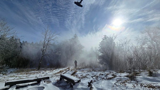 The Tennessee National Guard uses a UH-60 Black Hawk helicopter to help rescue an injured hiker.