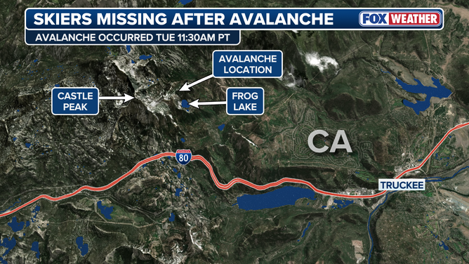 This graphic shows the determination of the deadly avalanche.