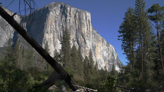 El Capitan, Yosemite, California, USA, 2022. The gigantic granite formation of El Capitan, one of the most famous landmarks in the valley, Yosemite National Park, California, USA. Creator: Ethel Davies.