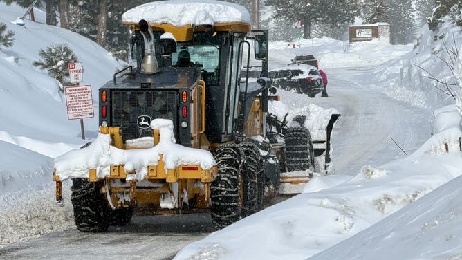 Feet of snow have buried the Lake Tahoe region and other parts of the Northern Sierra.