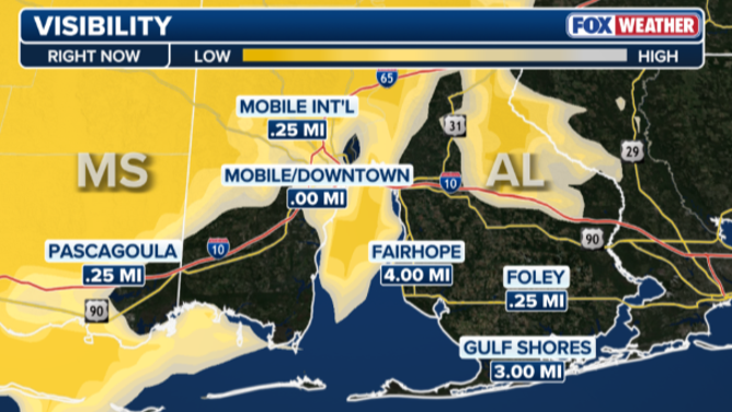 Current visibility map