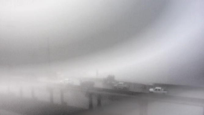 Dense fog has led to multiple accidents this morning on eastbound Interstate 10 across the Bayway in Mobile Bay.