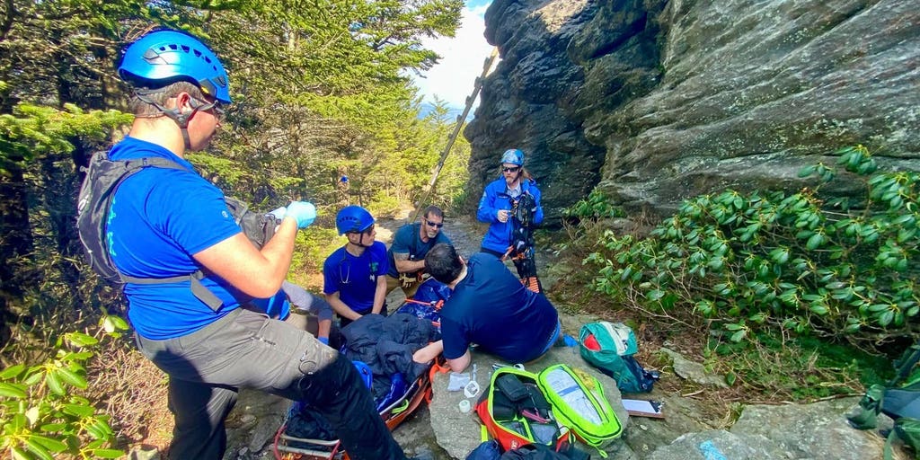 See it: Injured hiker rescued by helicopter in North Carolina on Grandfather Trail