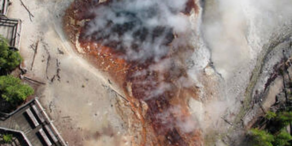 World’s largest acidic geyser erupts for first time since 2020 in Yellowstone National Park