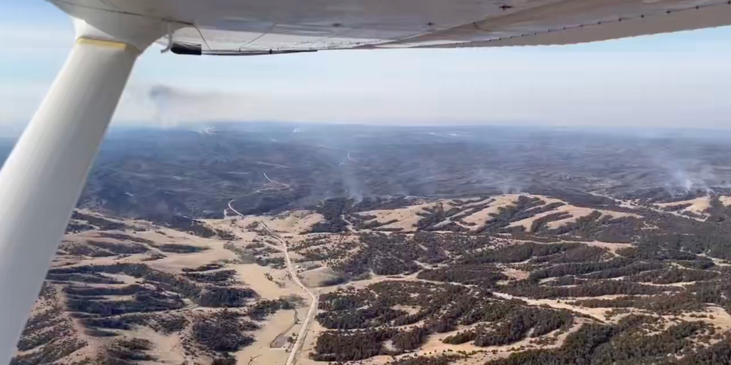 State of emergency issued as raging wildfires scorch more than 350,000 acres across Nebraska