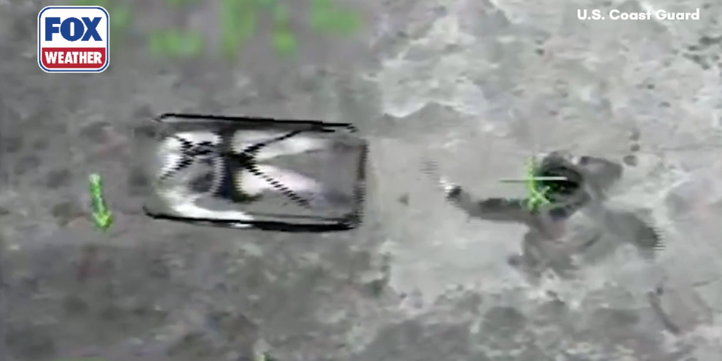 Video: Coast Guard rescues 2 people stranded at bottom of cliff in Puerto Rico