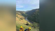 Photos: Injured hiker rescued in remote part of California canyon
