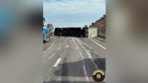 Watch: Colorado highways close after extreme winds blow dust and topple semi trucks