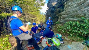 See it: Injured hiker rescued by helicopter in North Carolina on Grandfather Trail