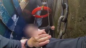 Video: Massachusetts police officers rescue fisherman in freezing waters