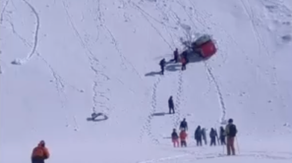 One dead after cable car crashes in Swiss Alps amid vicious winds