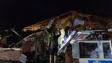 Photos: Deadly tornadoes, massive hail, heavy rain rip through Midwest, Southern Plains, killing at least two