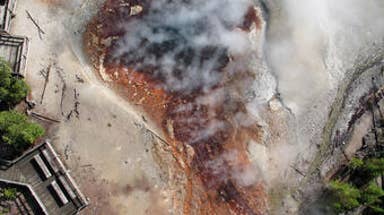 World’s largest acidic geyser erupts for first time since 2020 in Yellowstone National Park