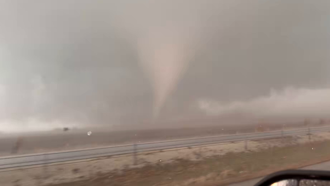 Brandon Copic shot of a tornado in Illinois on March 10, 2026.