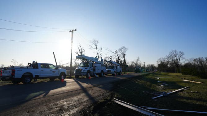 Photos from the ground in Aroma Park, Illinois, on March 12 capture the devastating destruction in Kankakee County after a tornado ripped through March 10
