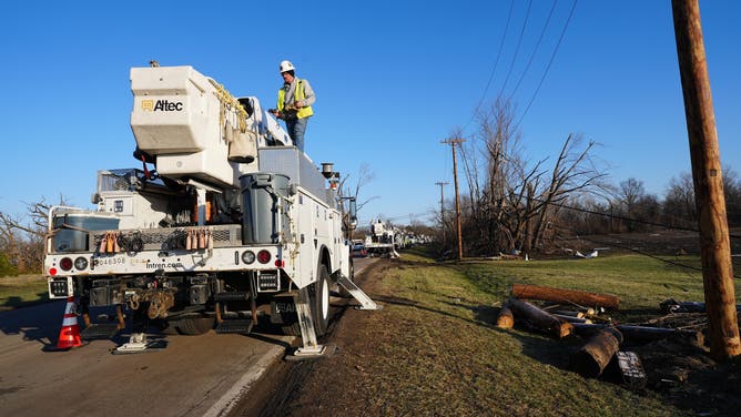 Photos from the ground in Aroma Park, Illinois, on March 12 capture the devastating destruction in Kankakee County after a tornado ripped through March 10
