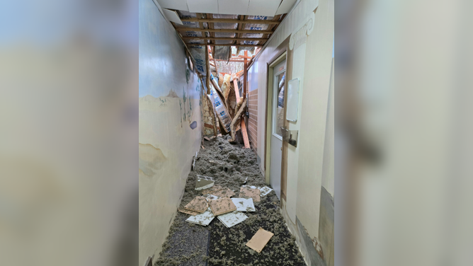 Tornado damages church in Union City, MI, Friday March 6