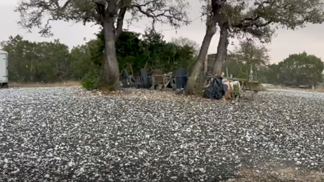 Large hail blankets Pearland, TX, March 10 