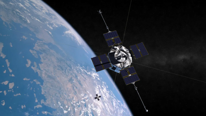 Illustration of twin Van Allen Probes