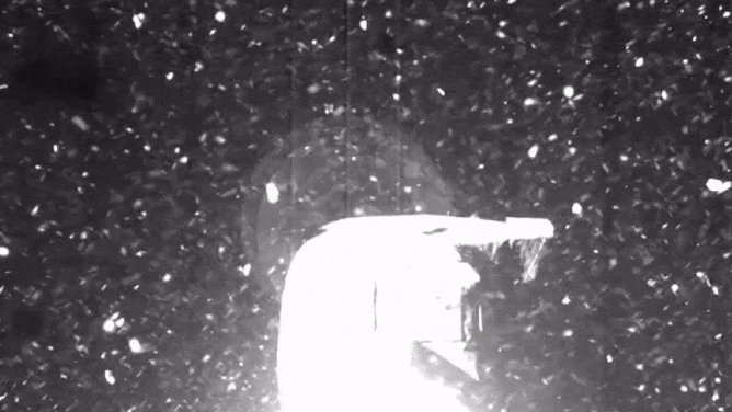 SamCam imager’s field of view as the OSIRIS-REx spacecraft approached asteroid Bennu's surface and tapped it to collect a sample. The images were taken on Oct. 20, 2020.